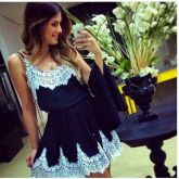 Vestido Black/White