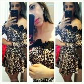 Vestido Leopardo Print
